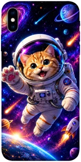 Чохол на Apple iPhone X (5.8") Space Cat фото 1 з 1