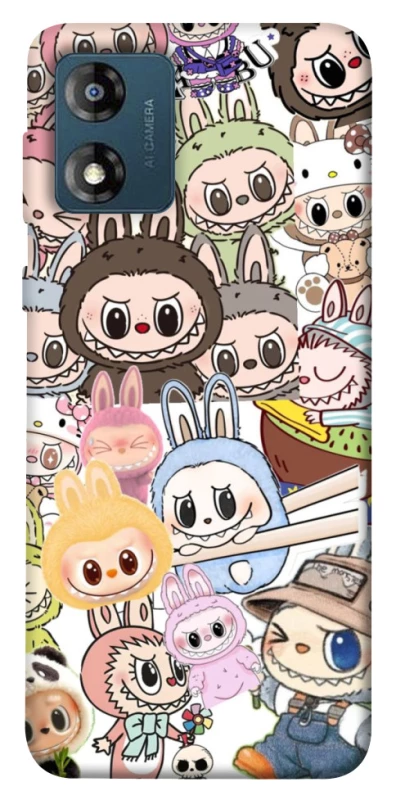 Чохол на Motorola Moto E13 All Labubus фото 1 з 1