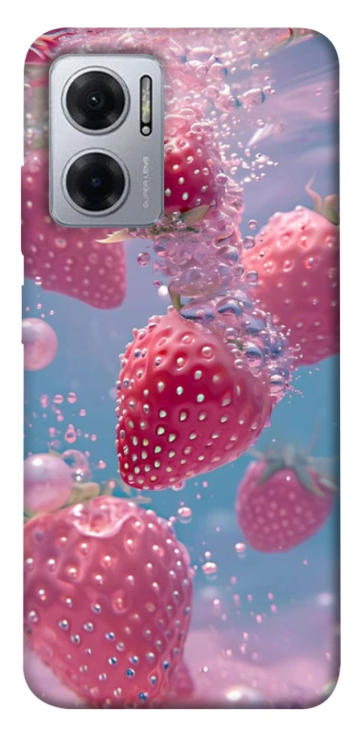 Чохол на Xiaomi Redmi Note 11E Полуниця в воді фото 1 з 1