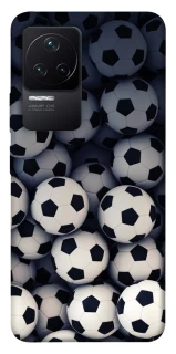Чехол на Xiaomi Redmi K50 / K50 Pro Футбольные мячи фото 1 из 1