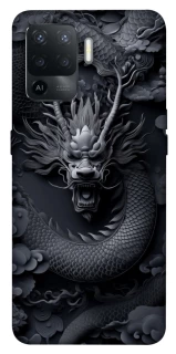 Чехол на Oppo Reno 5 Lite black dragon фото 1 из 1