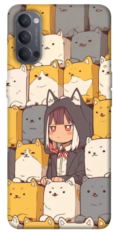 Чохол на Oppo Reno 4 Like a cat фото 1 з 1