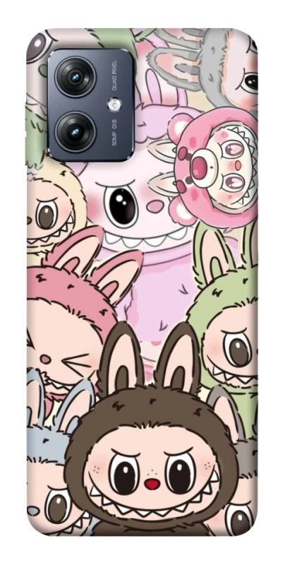 Чохол на Motorola Moto G54 All Labubu 3 фото 1 з 1