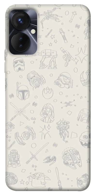 Чохол на TECNO Spark 9 Pro Star Wars background ver.1 фото 1 з 1