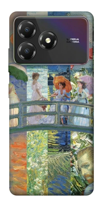 Чехол на ZTE Blade A36 Art collage ver.6 фото 1 из 1