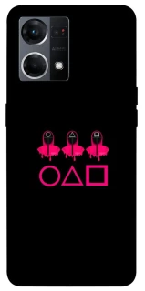 Чохол на Oppo Reno 7 4G squid game v3 фото 1 з 1