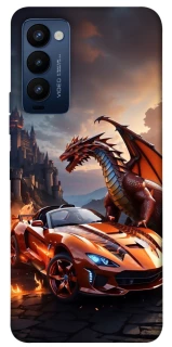 Чохол на TECNO Camon 18 Сar and dragon фото 1 з 1