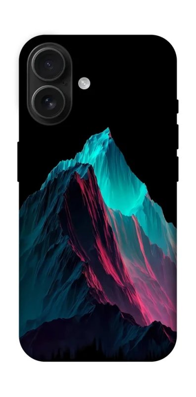 Чехол на Apple iPhone 16 Neon mountains фото 1 из 1