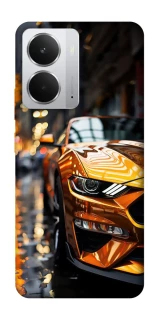 Чохол на Realme 14 Golden sports car фото 1 з 1