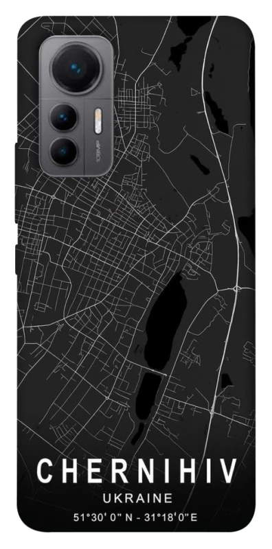 Чехол на Xiaomi 12 Lite Chernihiv map фото 1 из 1