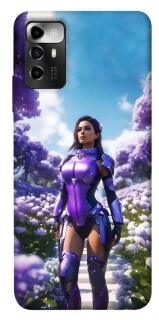 Чохол на ZTE Blade A72 Cyber space girl ver.4 фото 1 з 1