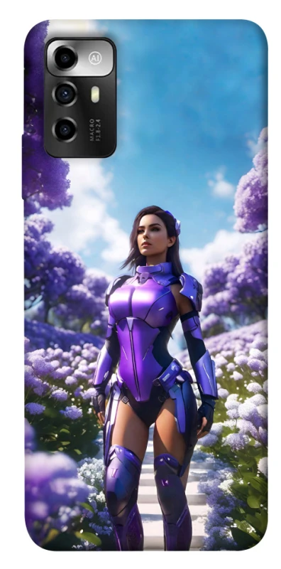 Чохол на ZTE Blade V40 Vita Cyber space girl ver.4 фото 1 з 1