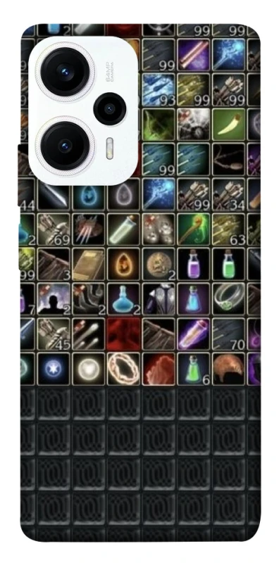Чохол на Xiaomi Poco F5 / Note 12 Turbo Inventory menu ver.2 фото 1 з 1
