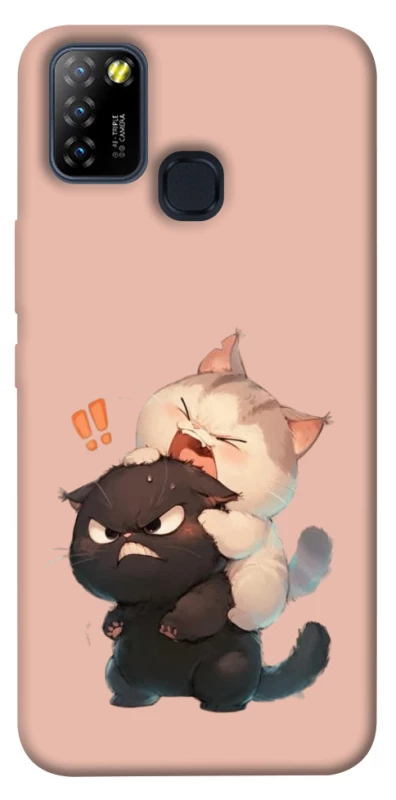 Чехол на Infinix Hot 10 Lite Сat and cat фото 1 из 1