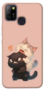 Чехол на Infinix Hot 10 Lite Сat and cat фото 1 Чехол на Infinix Hot 10 Lite Сat and cat фото 1 из 1