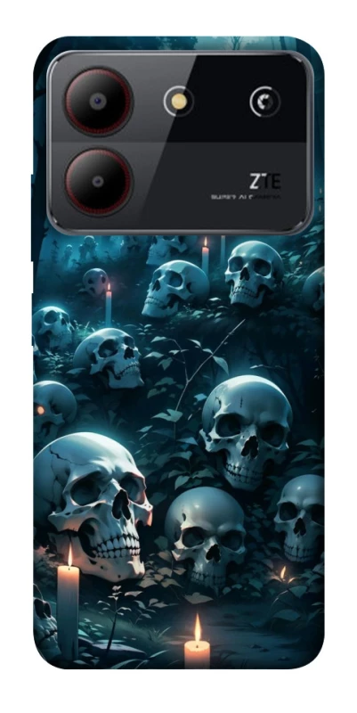 Чохол на ZTE Blade A54 4G Skulls v3 фото 1 з 1