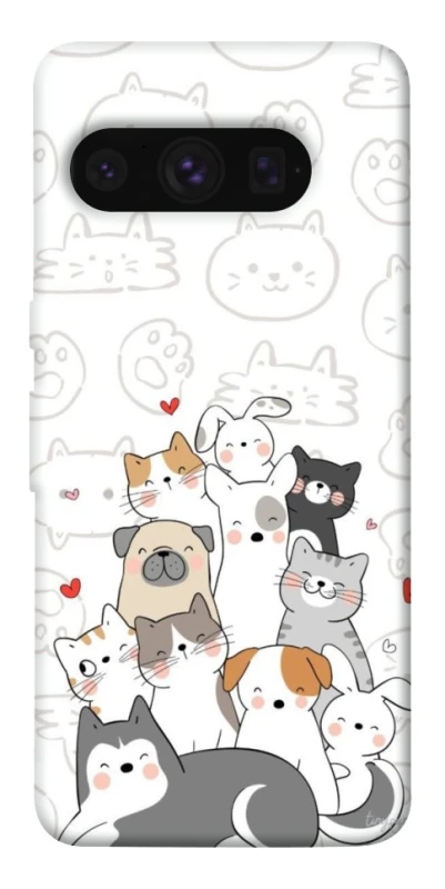 Чохол на Google Pixel 8 Pro Funny Pets фото 1 з 1