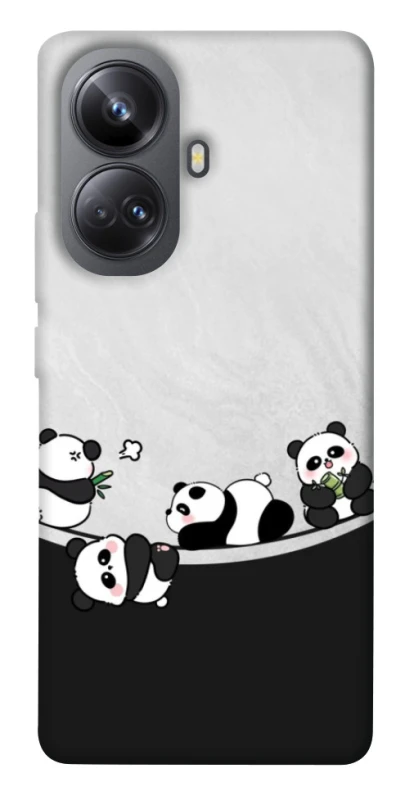 Чохол на Realme 10 Pro+ Four pandas фото 1 з 1