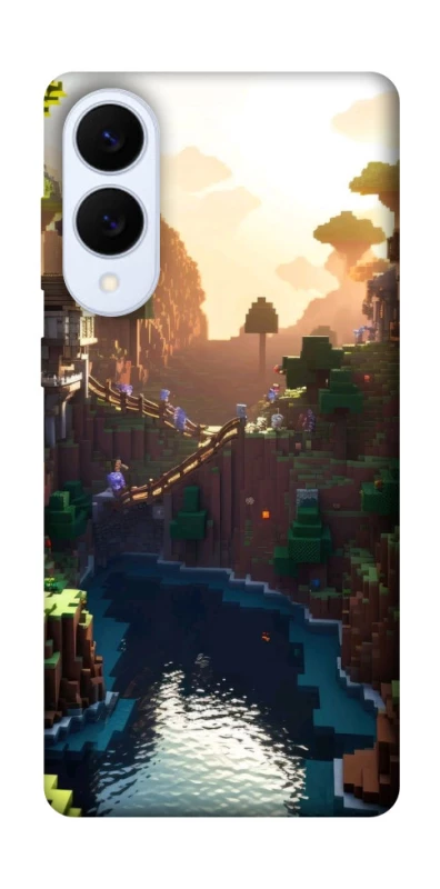 Чохол на Samsung Galaxy S25 Edge Minecraft sunset фото 1 з 1