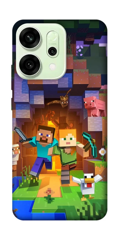 Чехол на Oppo Reno 14 Minecraft game фото 1 из 1