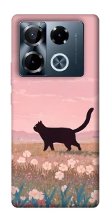 Чохол на Infinix Note 40 Pro 4G cat on a field фото 1 з 1