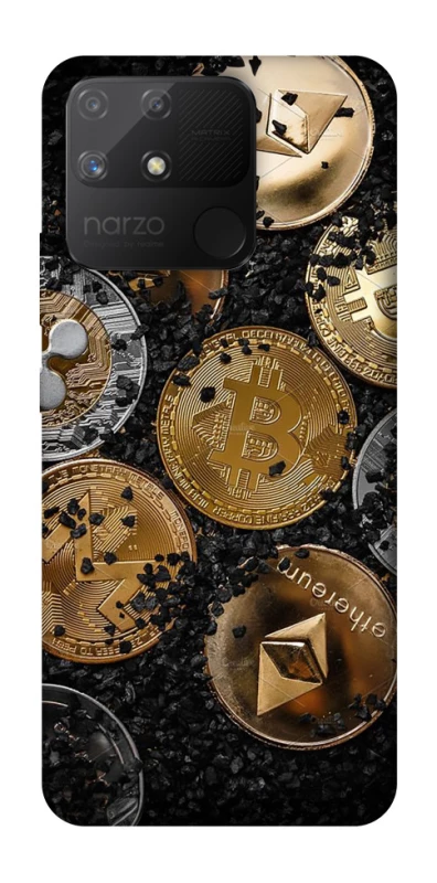 Чохол на Realme Narzo 50A Many coins v2 фото 1 з 1