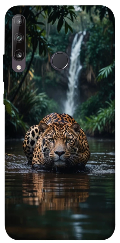 Чехол на Huawei P40 Lite E Leopard in water фото 1 из 1