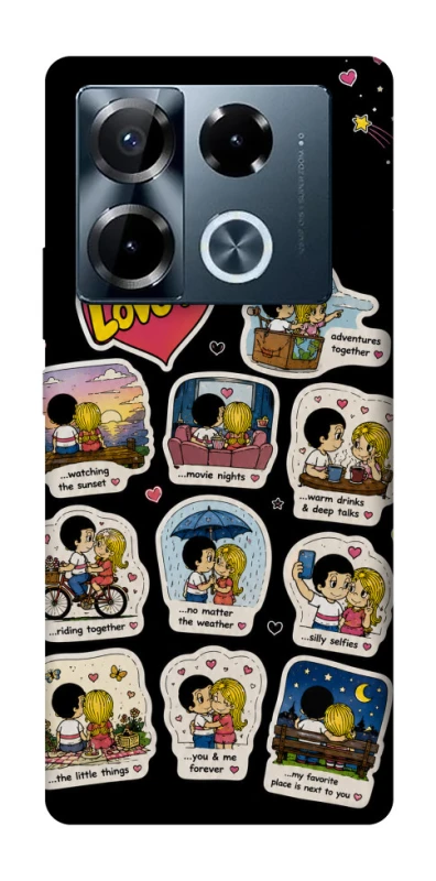 Чохол на Infinix Note 40 Pro 4G Love is ver.4 фото 1 з 1