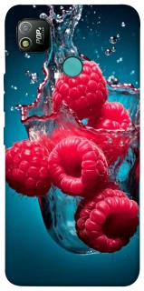 Чехол на TECNO POP 4 Малинка в воде фото 1 из 1
