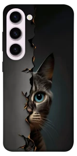 Чехол на Samsung Galaxy S23+ Кот-подглядыватель v2 фото 1 из 1