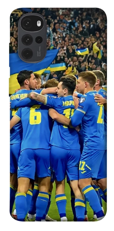 Чохол на Motorola Moto G22 Збірна України v3 фото 1 з 1