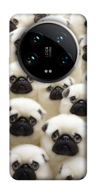 Чохол на Xiaomi 14 Ultra Doggy Pug Love фото 1 з 1
