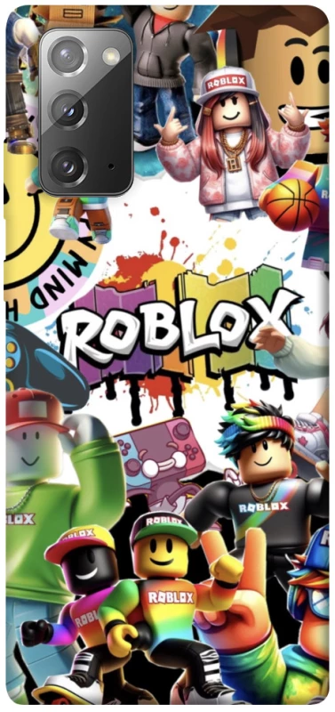 Чехол на Samsung Galaxy Note 20 Roblox Characters Collage фото 1 из 1