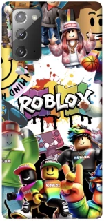 Чохол на Samsung Galaxy Note 20 Roblox Characters Collage фото 1 з 1
