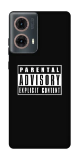 Чехол на Motorola Moto G85 Parental Advisory Label фото 1 из 1