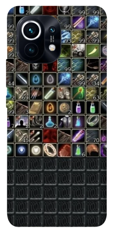 Чохол на Xiaomi Mi 11 Inventory menu ver.2 фото 1 з 1