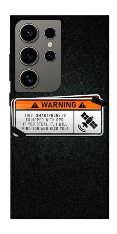 Чохол на Samsung Galaxy S24 Ultra Warning фото 1 з 1