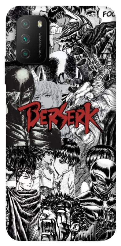 Чохол на Xiaomi Poco M3 Berserk Collage фото 1 з 1