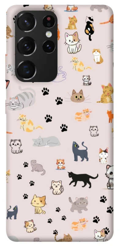 Чохол на Samsung Galaxy S21 Ultra Cat style ver.1 фото 1 з 1