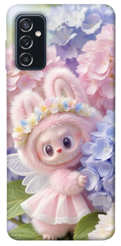 Чохол на Samsung Galaxy M52 Labubu & Flowers ver.1 фото 1 з 1
