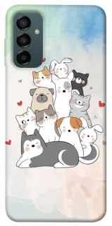 Чохол на Samsung Galaxy M14 5G Funny Pets ver.2 фото 1 з 1