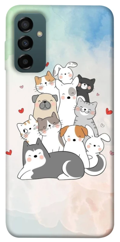 Чохол на Samsung Galaxy M34 5G Funny Pets ver.2 фото 1 з 1