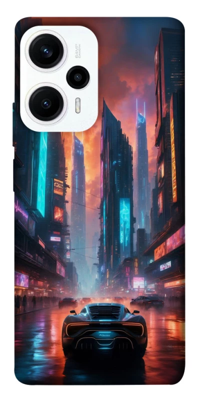 Чехол на Xiaomi Poco F5 / Note 12 Turbo Cyber city фото 1 из 1