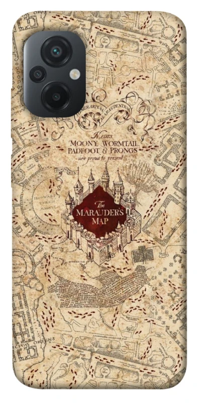 Чохол на Xiaomi Poco M5 Harry Potter Marauder's Map фото 1 з 1