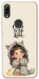 Чехол на Huawei Y6 (2019) Create the life you love фото 1 из 1