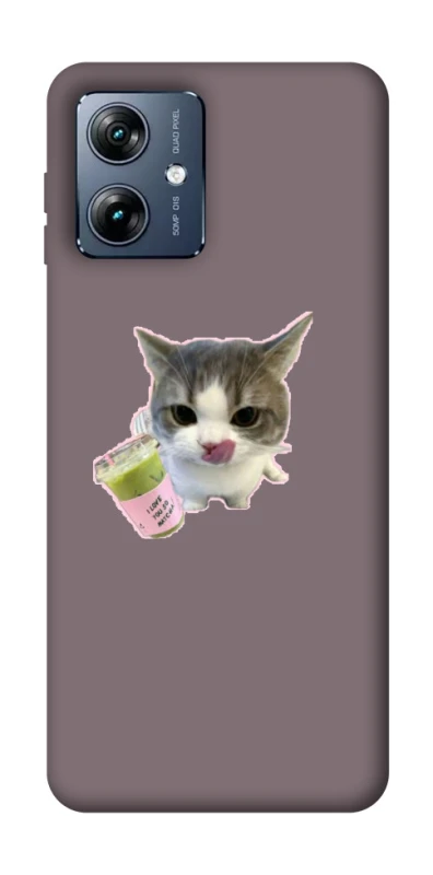 Чохол на Motorola Moto G54 Power cat matcha фото 1 з 1