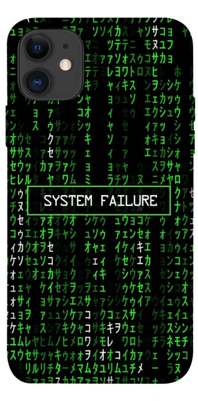 Чохол на Apple iPhone 11 (6.1") Matrix system failure фото 1 з 1