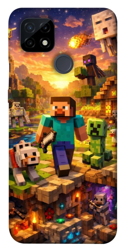 Чохол на Realme C21 Minecraft v6 фото 1 з 1
