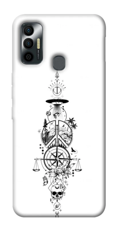 Чехол на TECNO Spark 7 Tattoo ver.7 фото 1 из 1