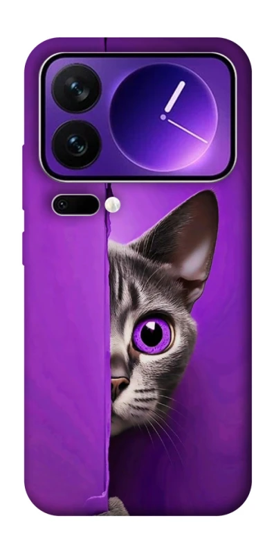 Чохол на Xiaomi 17 Pro Max Кіт-підглядач фото 1 з 1